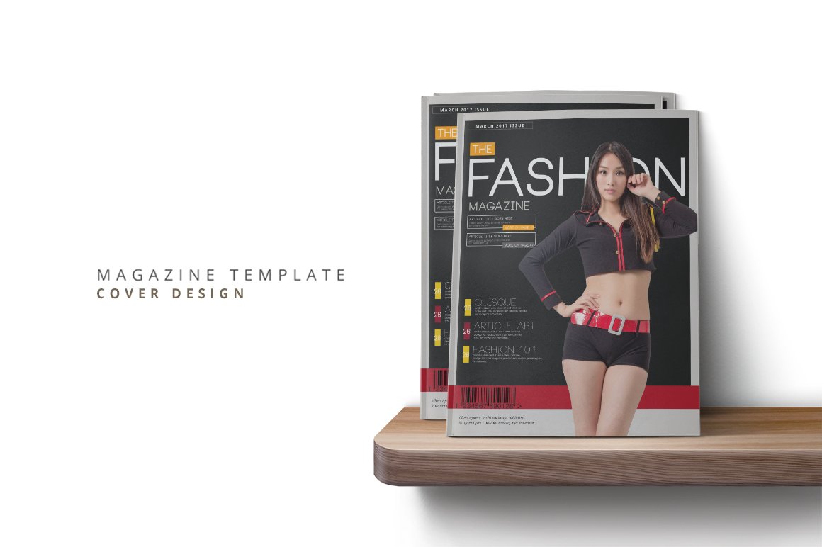 Magazine Template 62 preview image.
