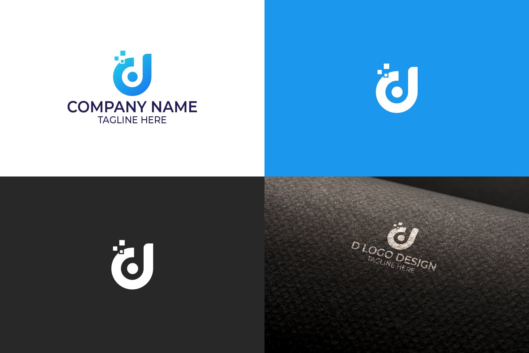 Letter D Logo Design preview image.