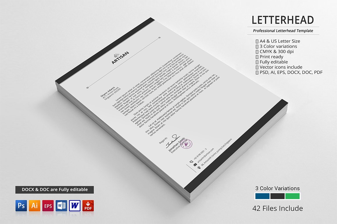 Letterhead cover image.