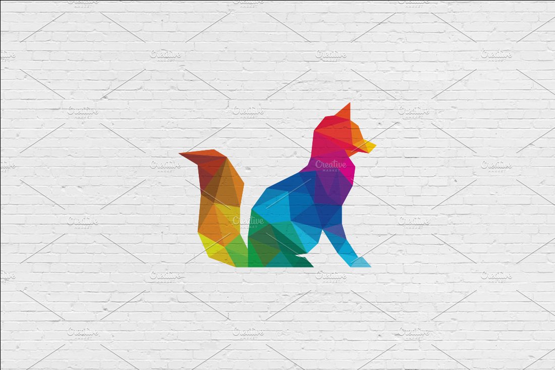 Colorful Fox Logo preview image.