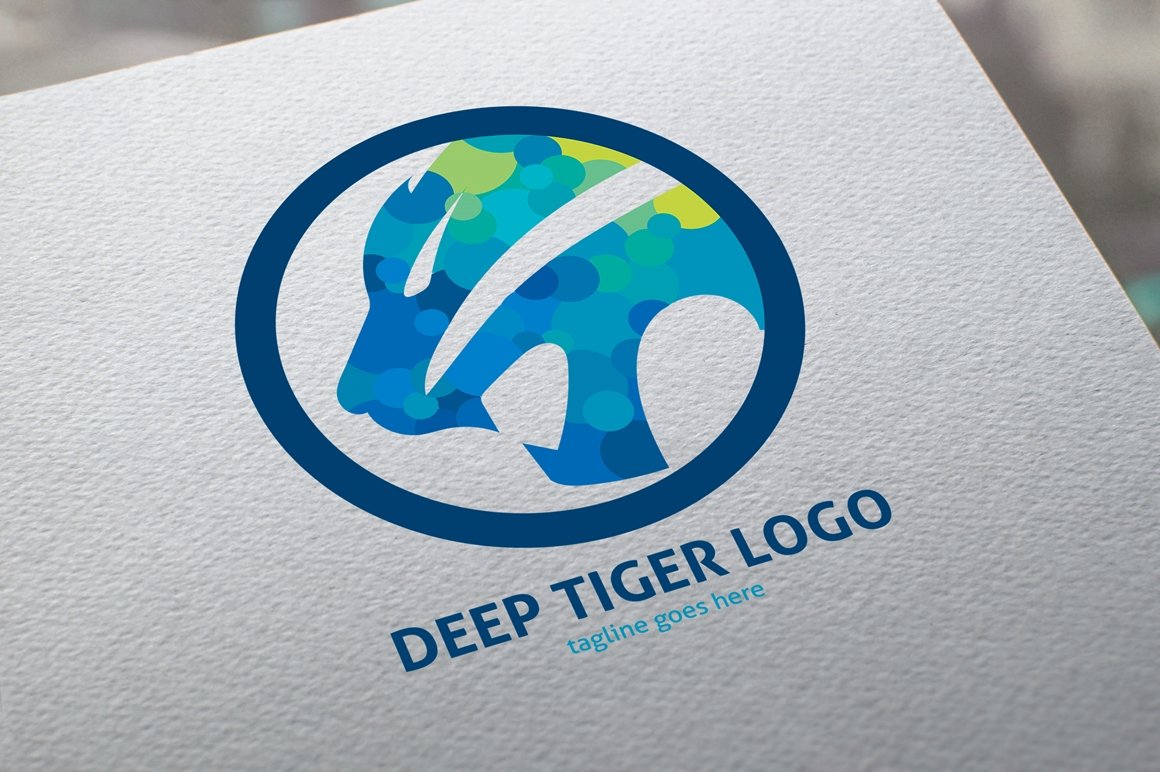 Deep Tiger Logo preview image.