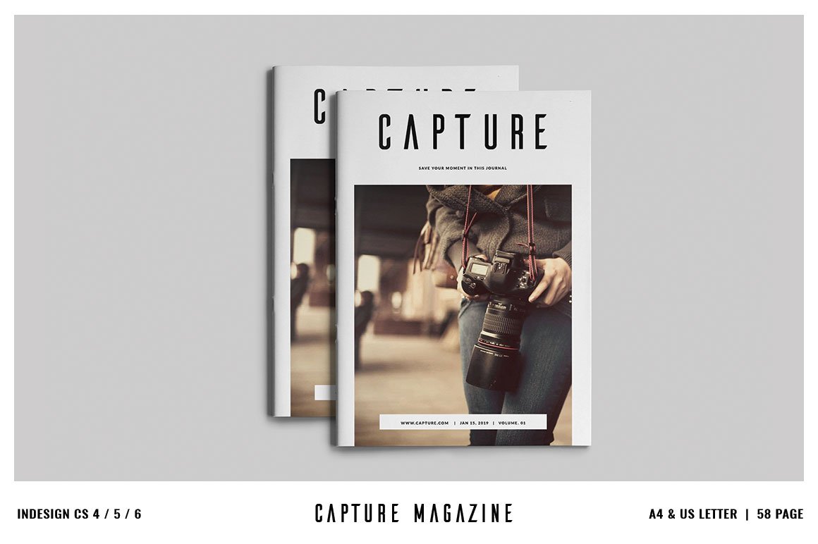 Capture Magazine / Portfolio cover image.