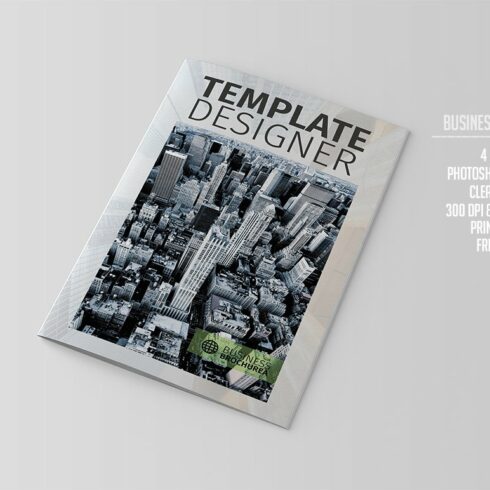 Bifold Corporate Brochure Template cover image.