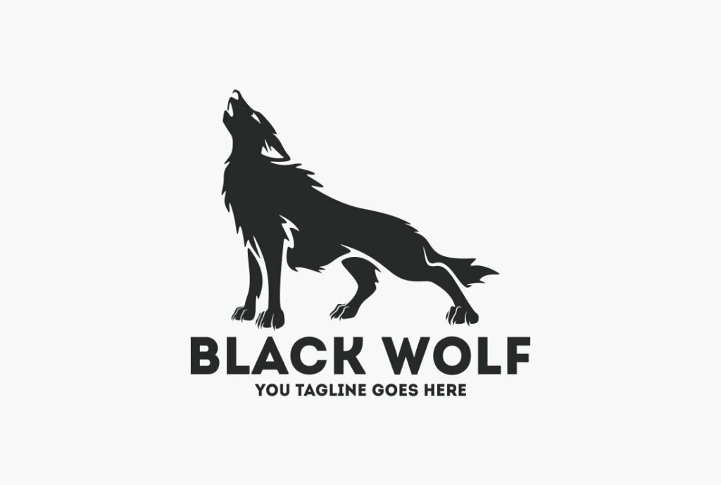 Black Wolf Logo – MasterBundles