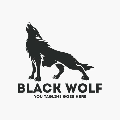 Black Wolf Logo cover image.
