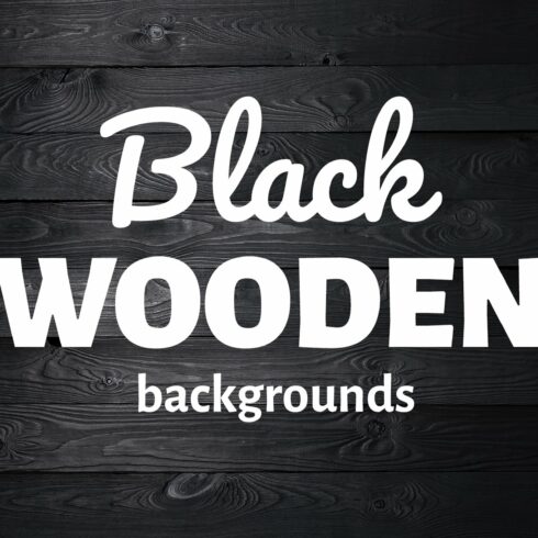 Black wooden background cover image.