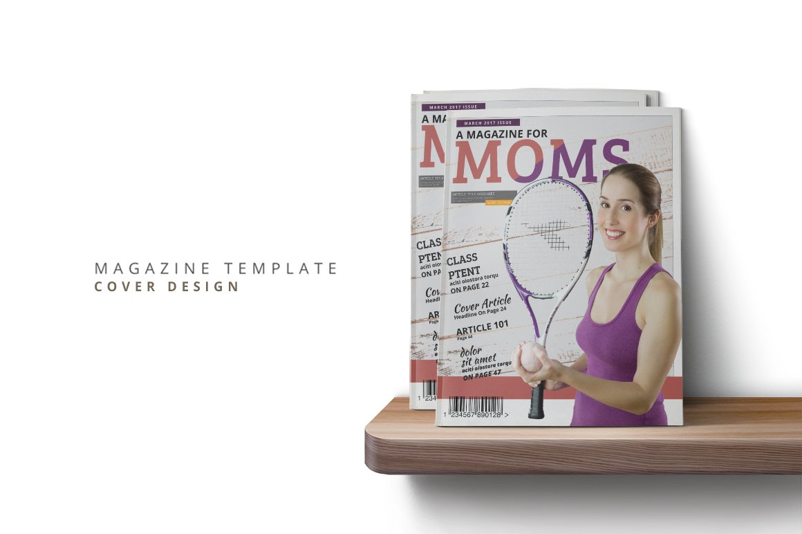 Magazine Template 63 preview image.