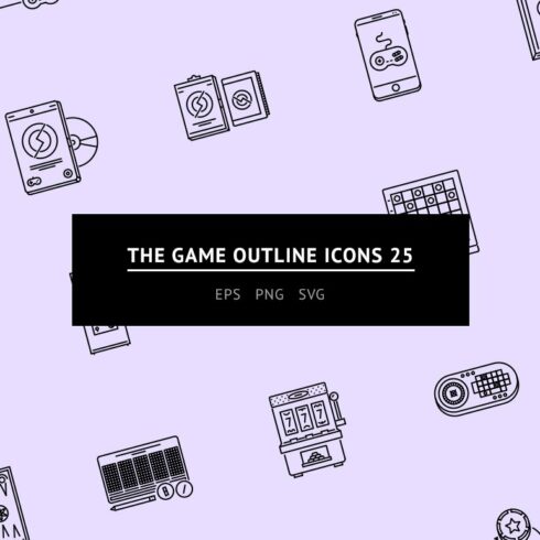 The Game Outline Icons 25 cover image.