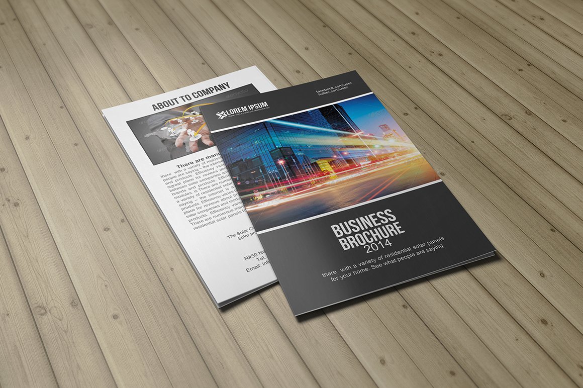 Bifold Brochure Template Vol 02 cover image.