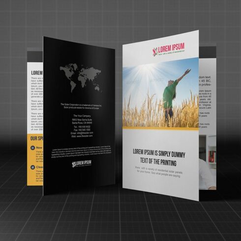 Bifold Template Business Brochure cover image.