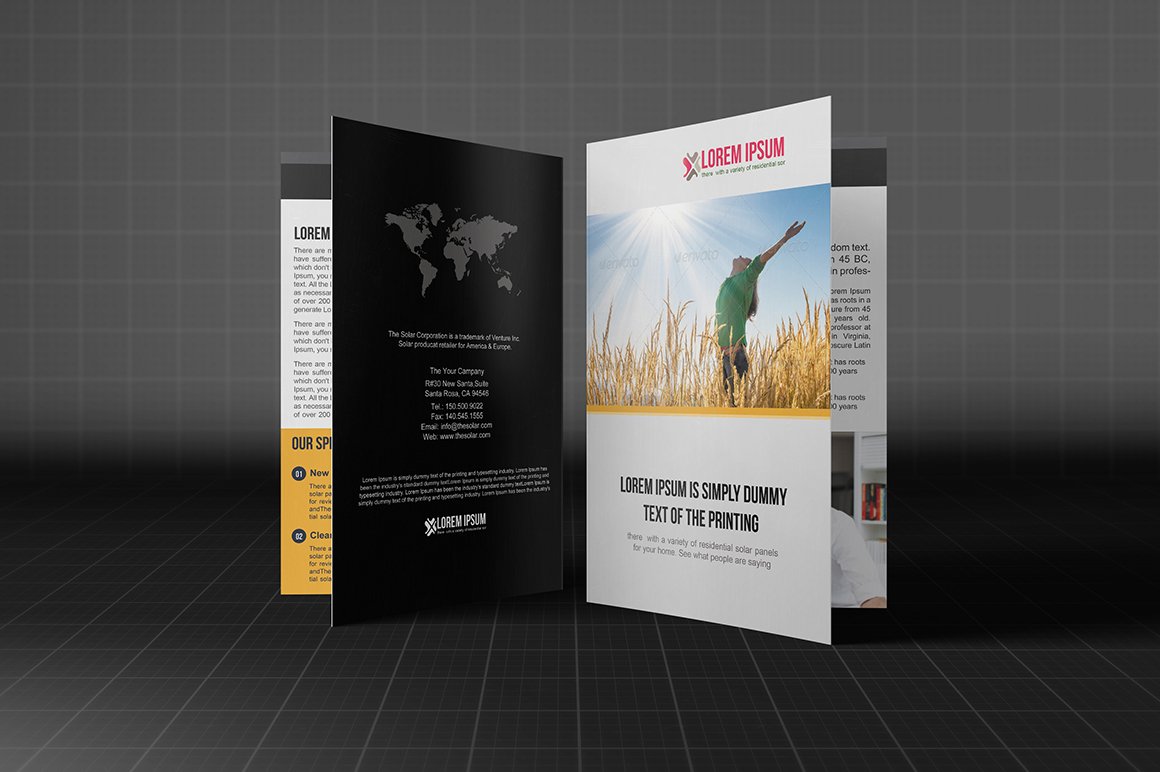 Bifold Template Business Brochure cover image.