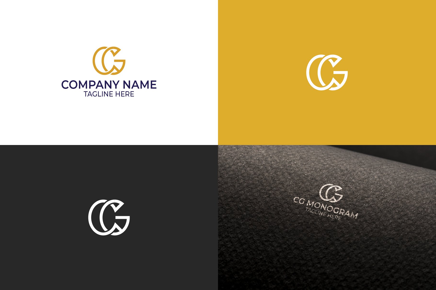 CG Monogram Logo | C Logo preview image.