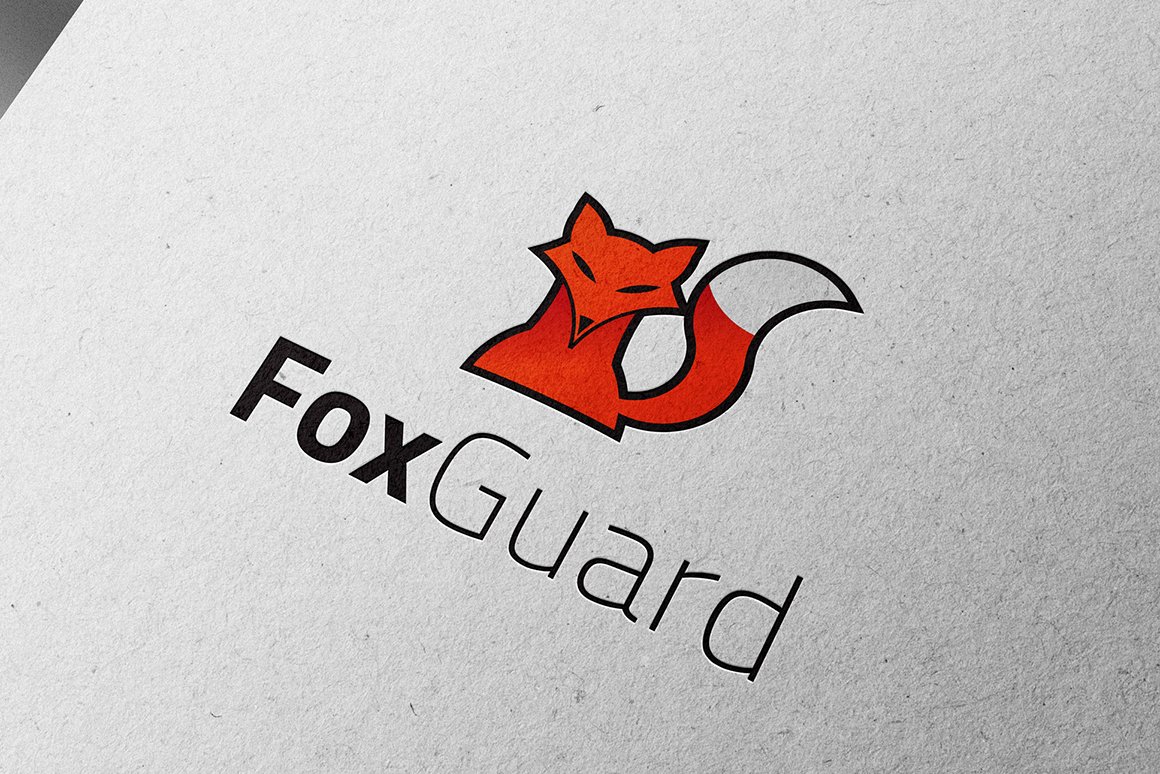 Fox Guard Logo Template cover image.