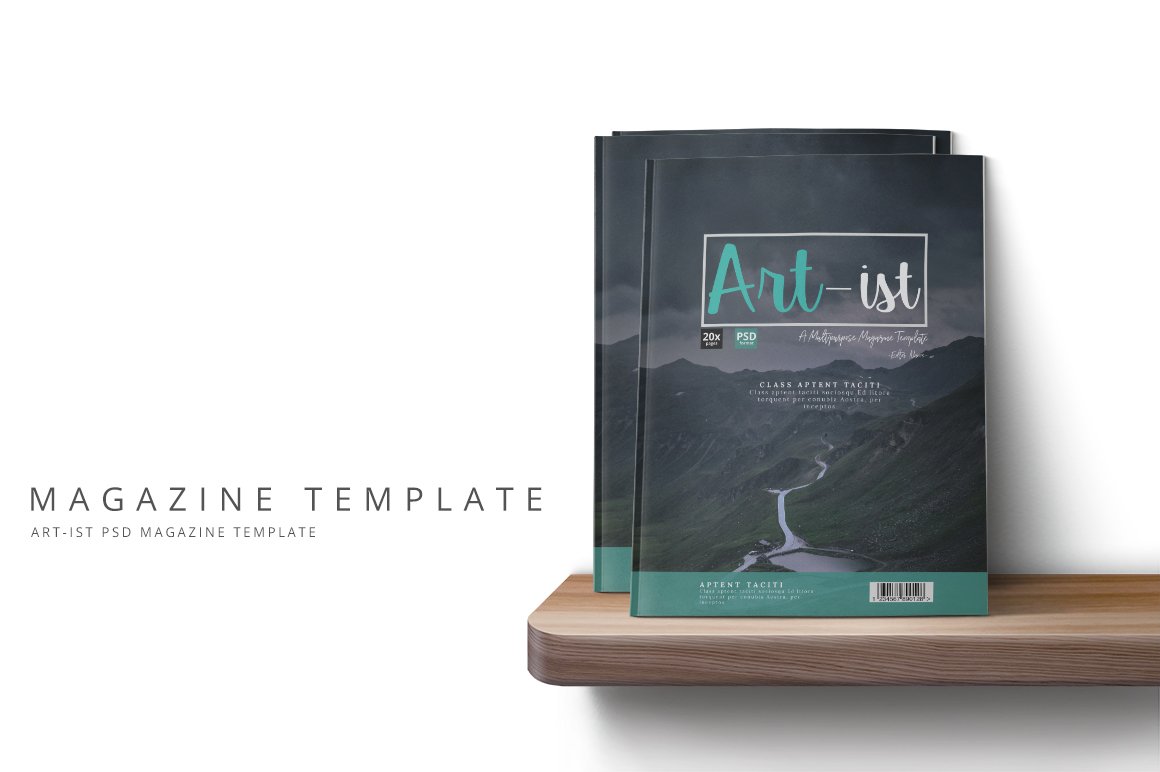 Art-ist Magazine Template Vol.15 preview image.