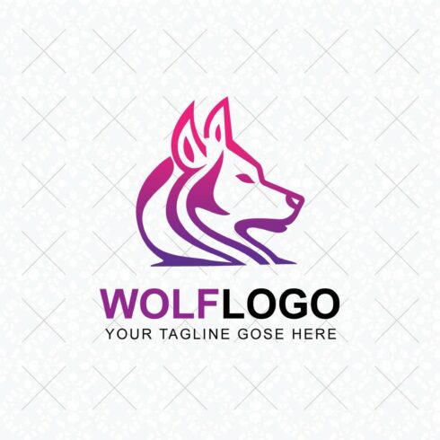 Wolf Logo Template cover image.