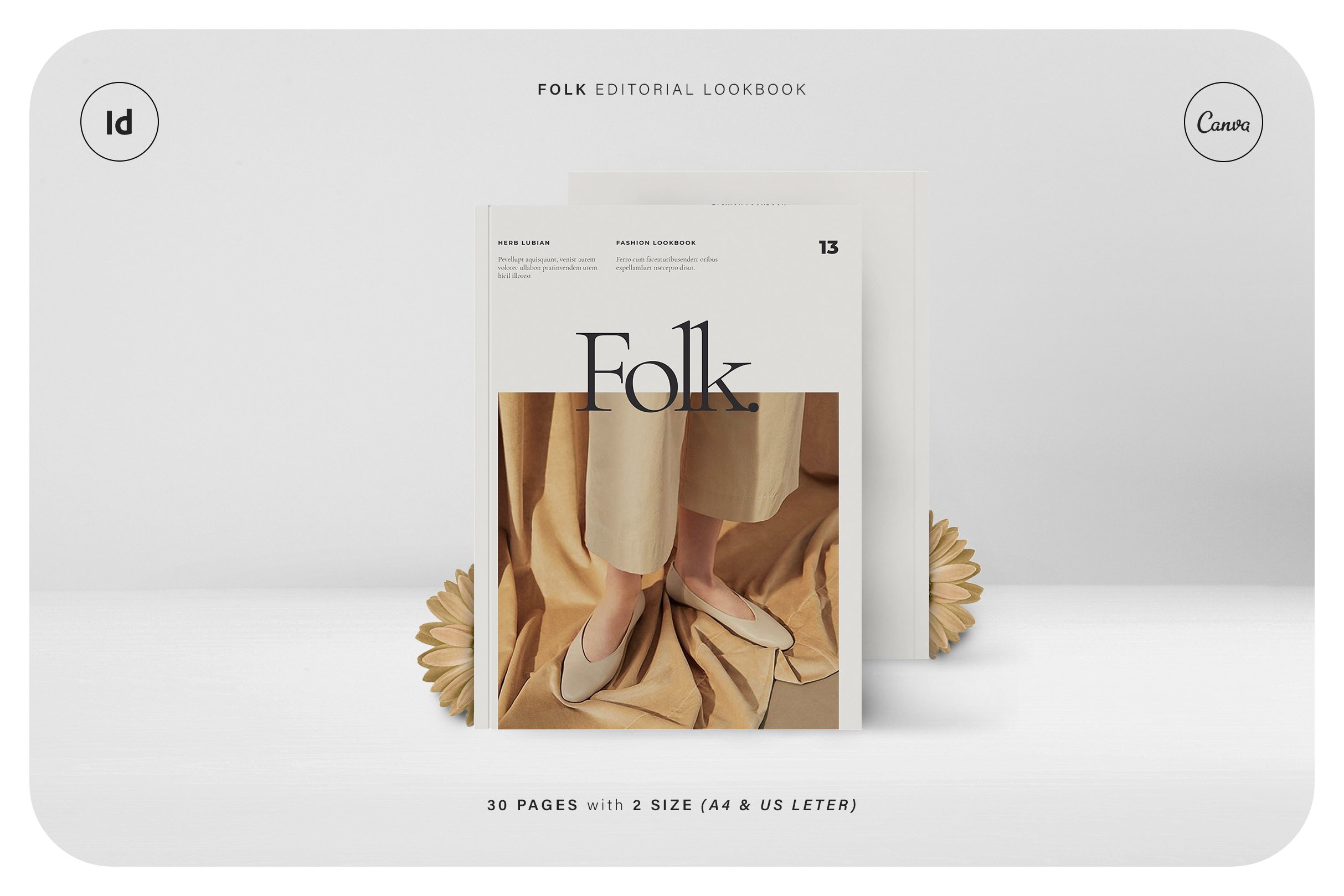 FOLK Editorial Lookbook cover image.