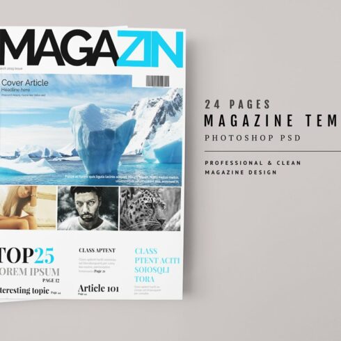 Magazine Template 47 cover image.