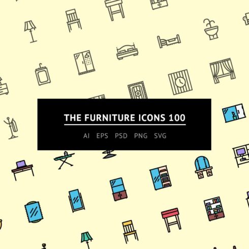 The Furniture Icons 100 cover image.