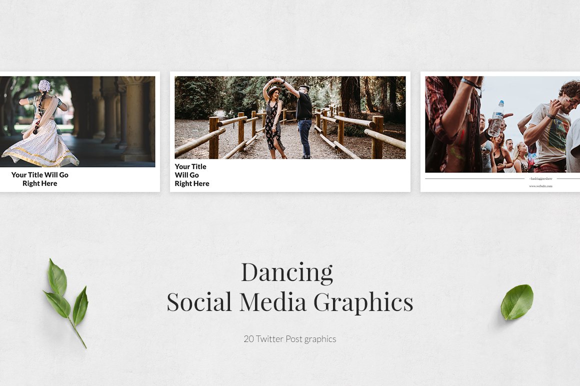 Dancing Twitter Posts preview image.