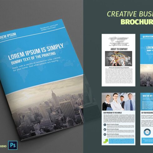 Corporate Bifold Brochure Vol 06 cover image.