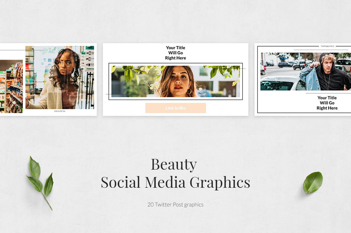 Beauty Twitter Posts preview image.