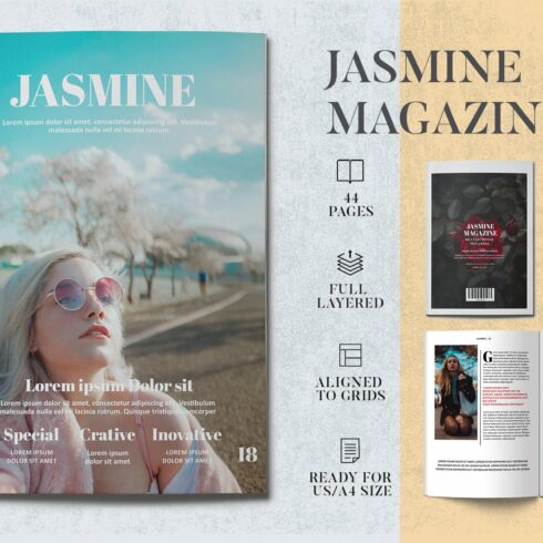 Jasmine Magazine cover image.