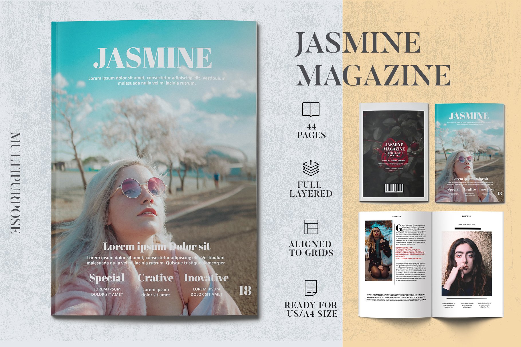 Jasmine Magazine cover image.