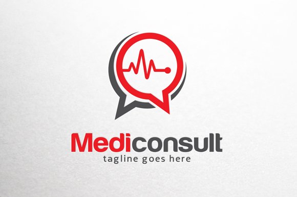 Medic Consult Logo Template cover image.