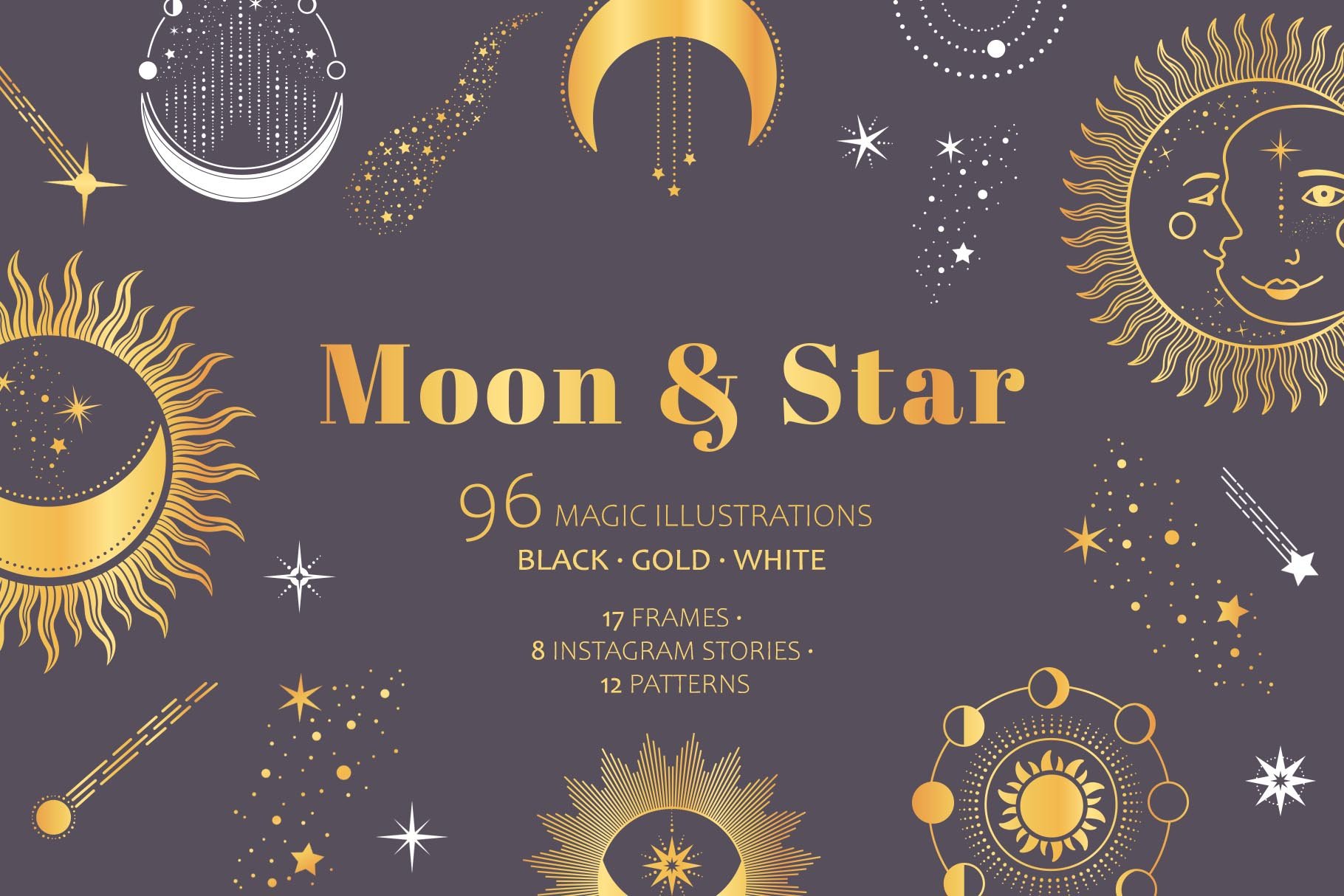 Moon & Star Magic Celestial pack cover image.