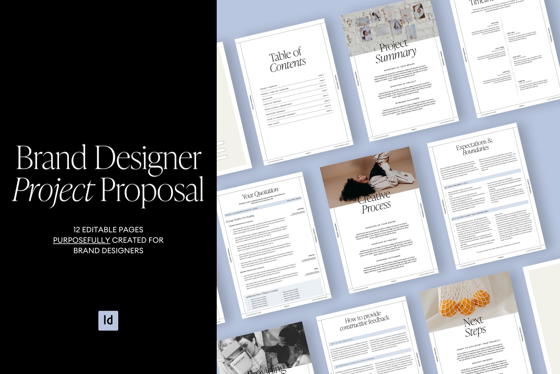 Project Proposal Template cover image.