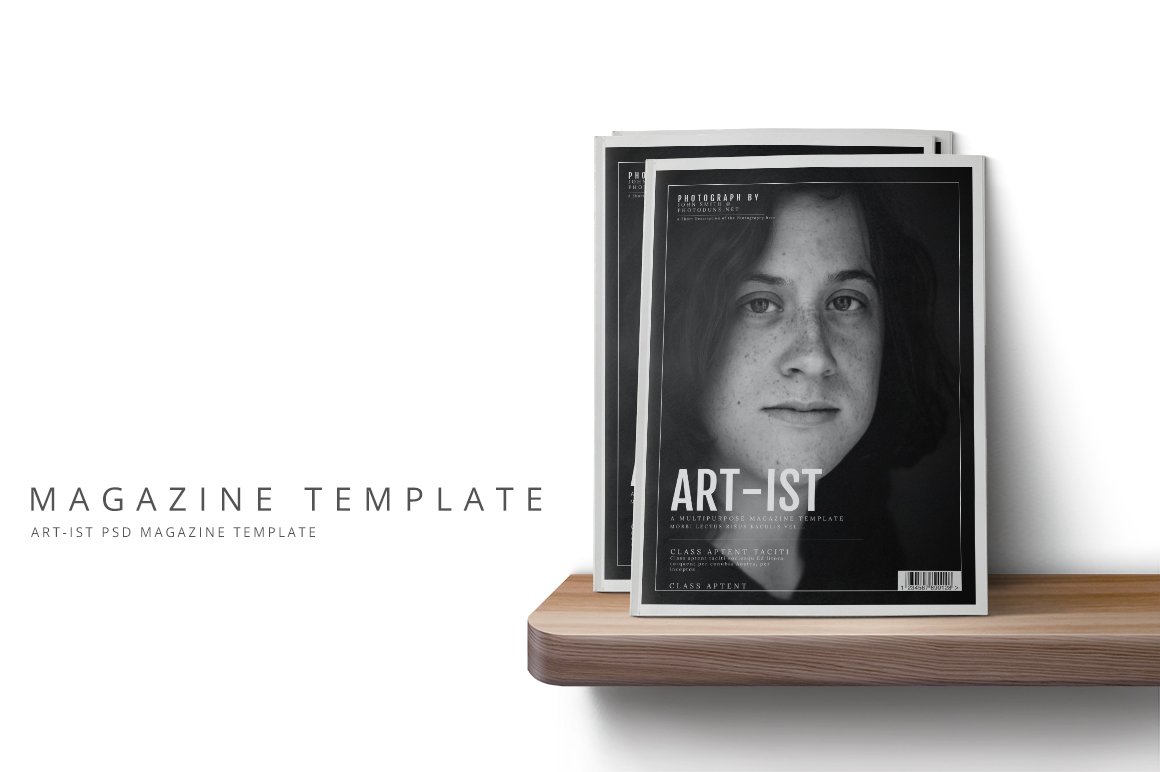 Art-ist Magazine Template Vol.19 preview image.