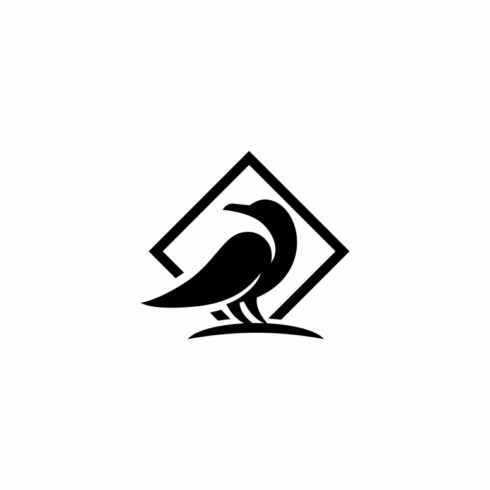 Crow Logo Template cover image.