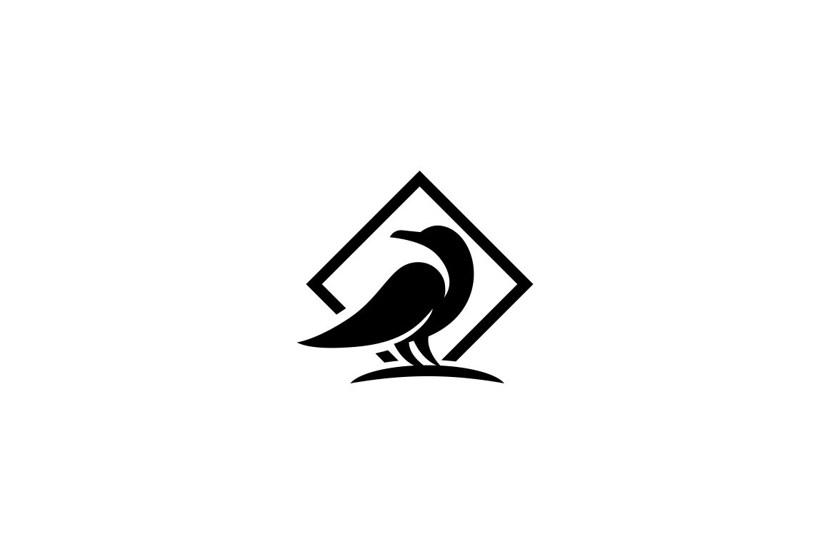 Crow Logo Template cover image.