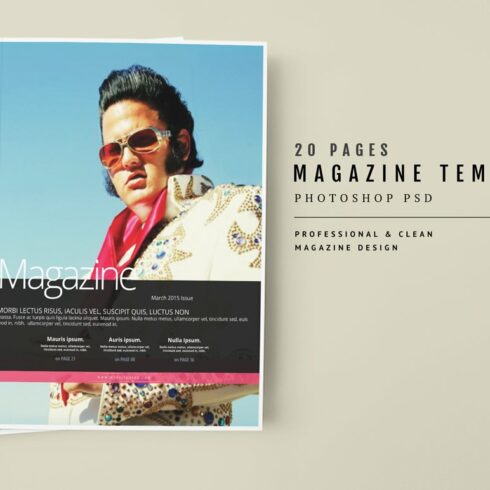 Magazine Template 43 cover image.