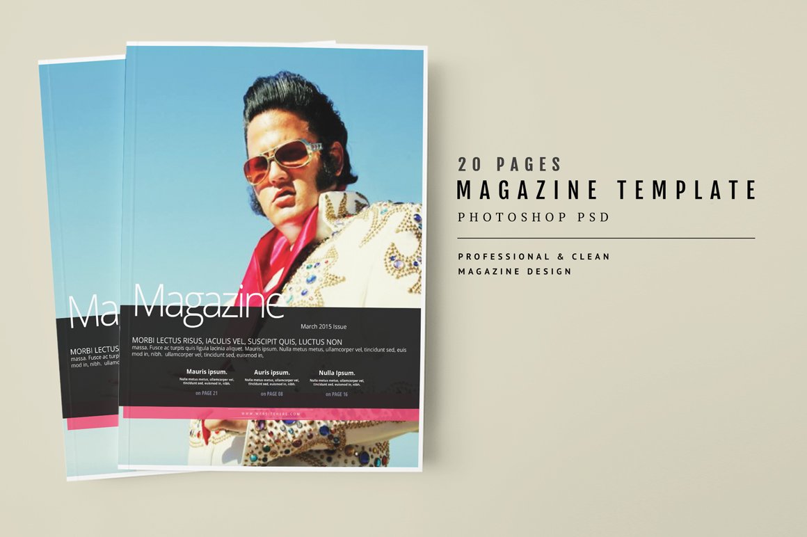 Magazine Template 43 cover image.