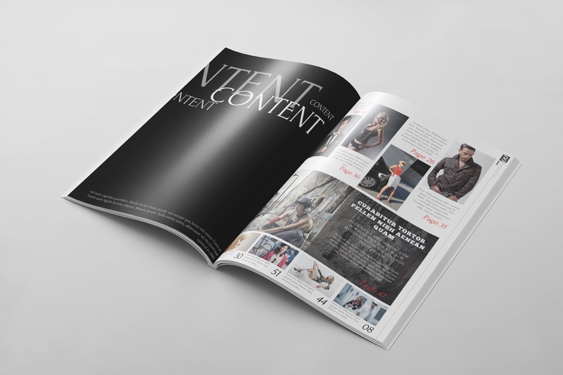 Magazine Template 27 preview image.