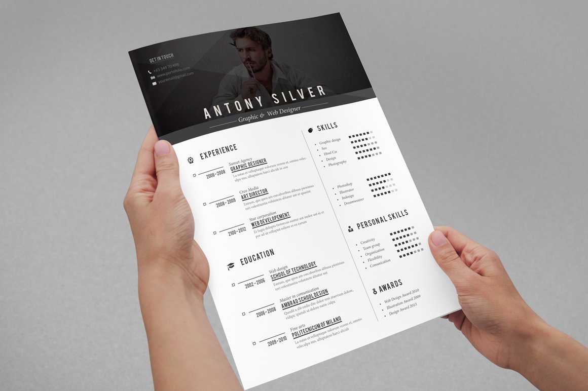 Resume + Cover letter preview image.