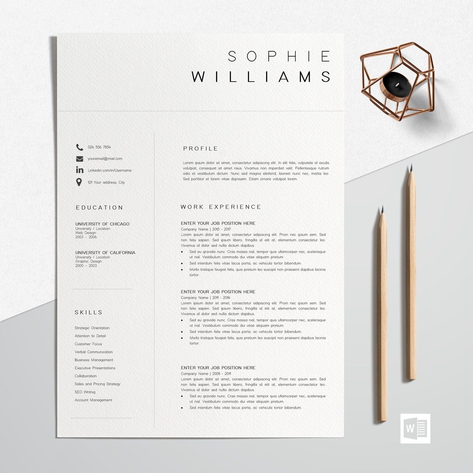 Resume Template | CV Template cover image.