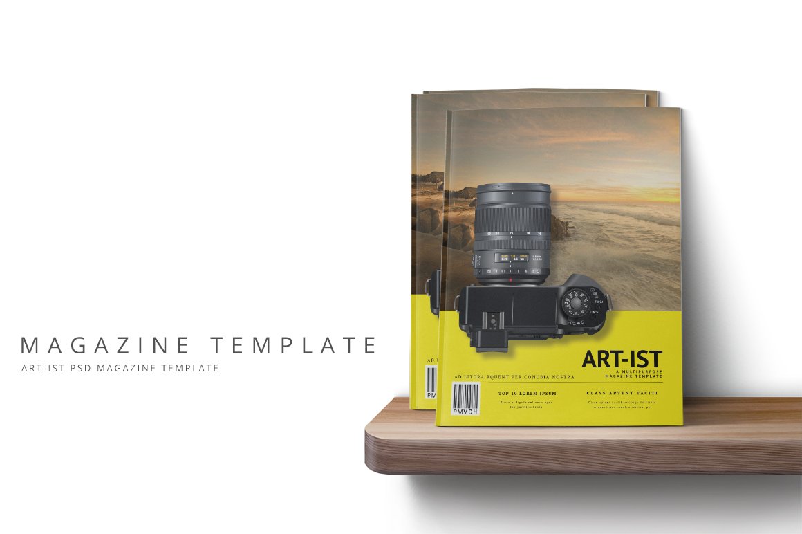 Art-ist Magazine Template Vol.25 preview image.