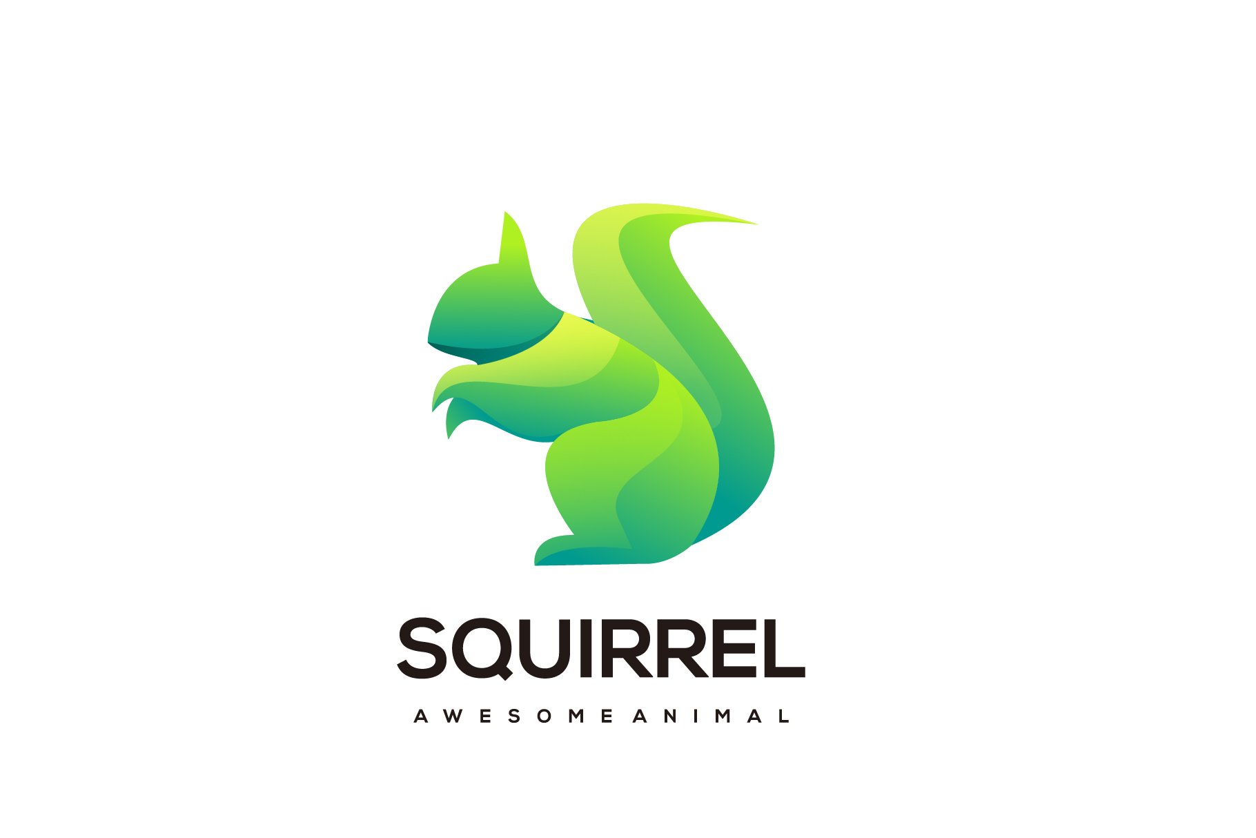 squirrel logo gradient colorful cover image.