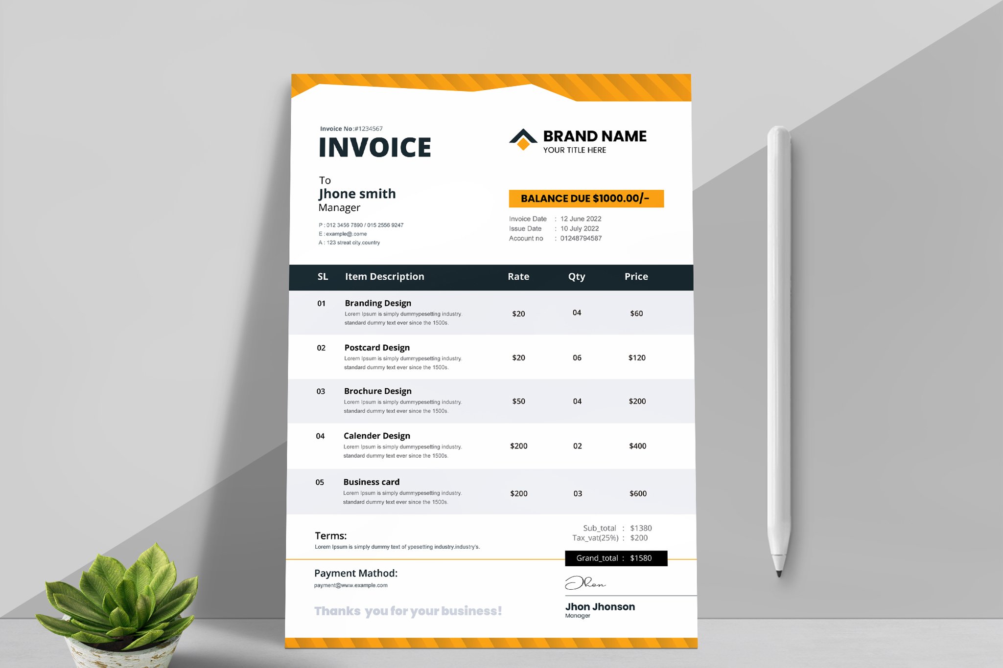 PayPal Invoice template (FREE - Updated 2023) - Bonsai