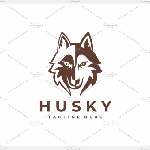 Husky Logo Template cover image.