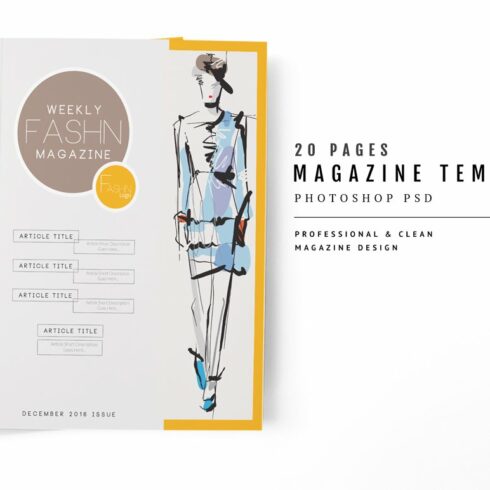 Magazine Template 57 cover image.
