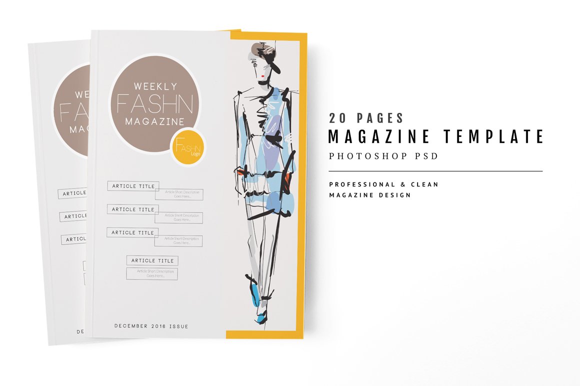 Magazine Template 57 cover image.