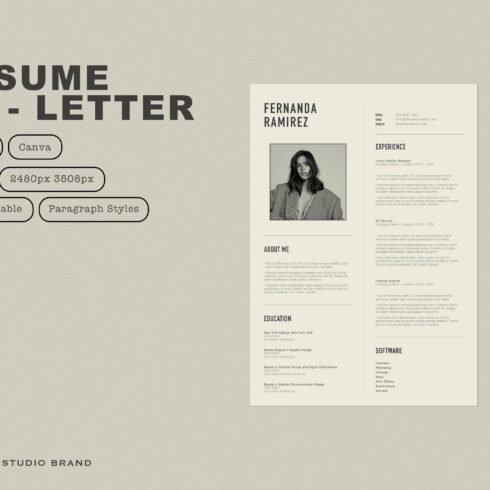 COS I Resume - CV - Letter cover image.
