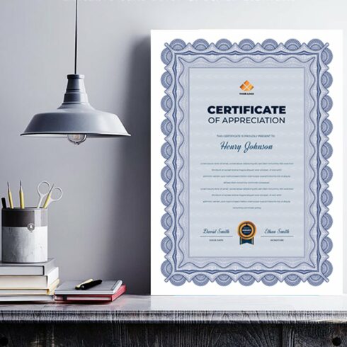 207. Modern Certificate Template cover image.