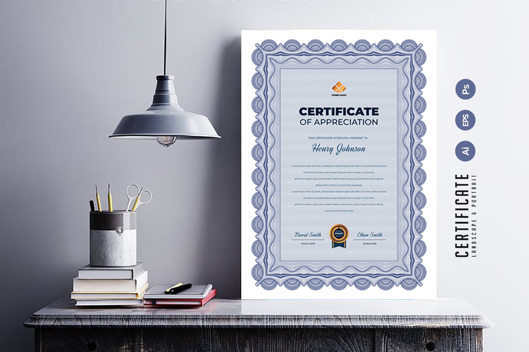 207. Modern Certificate Template cover image.