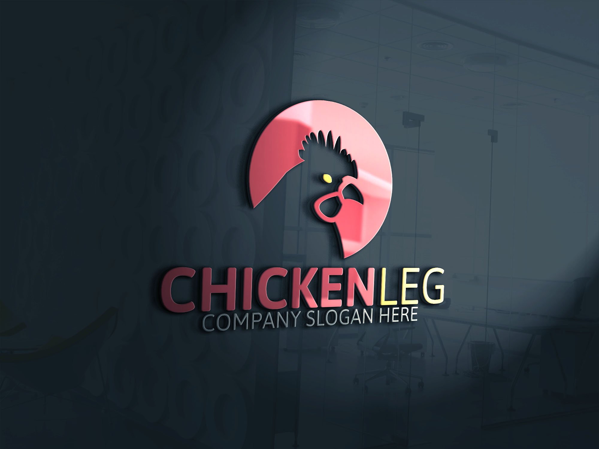 Chicken Leg Logo preview image.