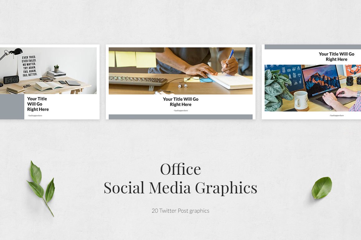 Office Twitter Posts preview image.