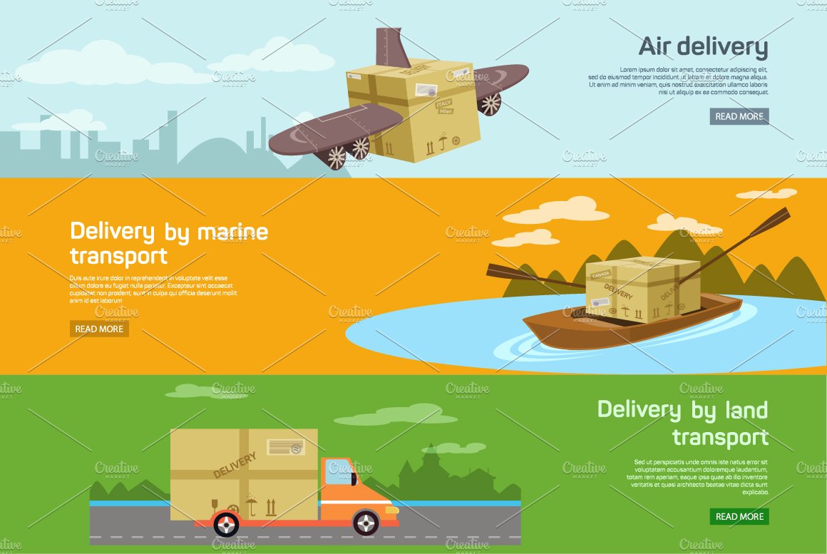 Maritime, air, transport delivery cover image.